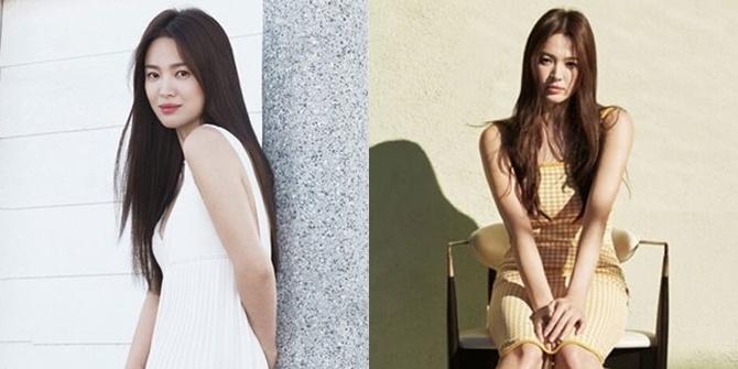 Photoshoot Using a Series of One Piece Dresses, Song Hye Kyo Looks Beautiful and Forever Young Like a College Student!