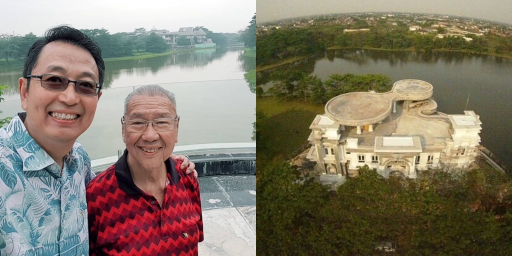 Appearance of Tung Desem Waringin's New House, which is Magnificent Like a Palace with a Helipad