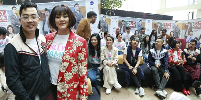 Appearance of the Players Attending the Press Screening of the film MILLY & MAMET