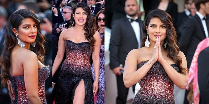 Priyanka Chopra's Debut Appearance on the Red Carpet at Cannes 2019, Hot