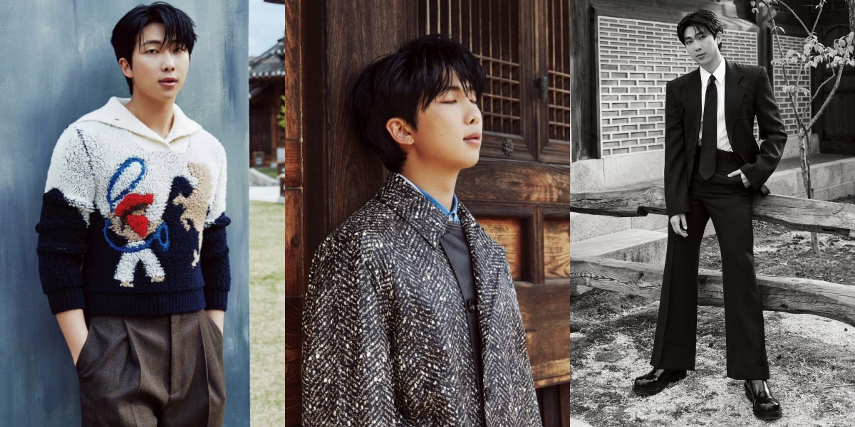 First Time as Solo Cover Model, Here are 10 Artistic Photos of RM BTS Photoshoot with Vogue Korea - Successfully Making Fans Swoon