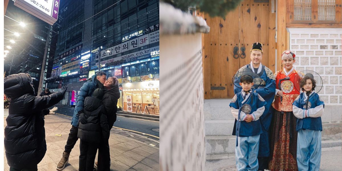 Almost Never Together, 8 Portraits of Sissy Prescilla and Rifat Sungkar's Affection in Korea After 11 Years of Marriage - Like a Royal Family