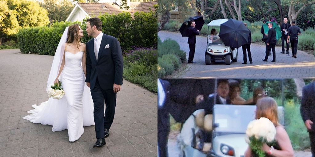 Chris Pratt - Katherine Schwarznegger Wedding, Tightly Guarded