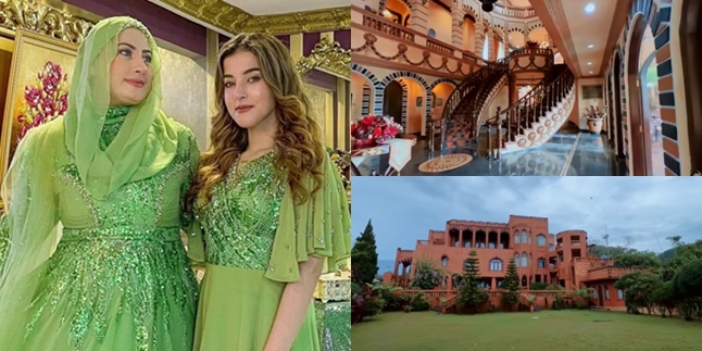 The Controversy Highlighted, 8 Photos of Tasya and Tasyi's Childhood Home Called 'Sukabumi Disneyland' - Super Grand Like European Castle
