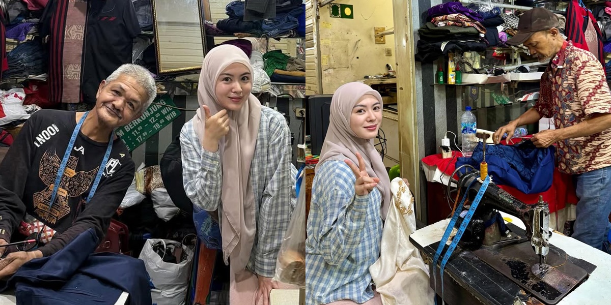 'Wedding Preparations', A Portrait of Ayana Moon Reducing Clothes at a Local Tailor in Blok M