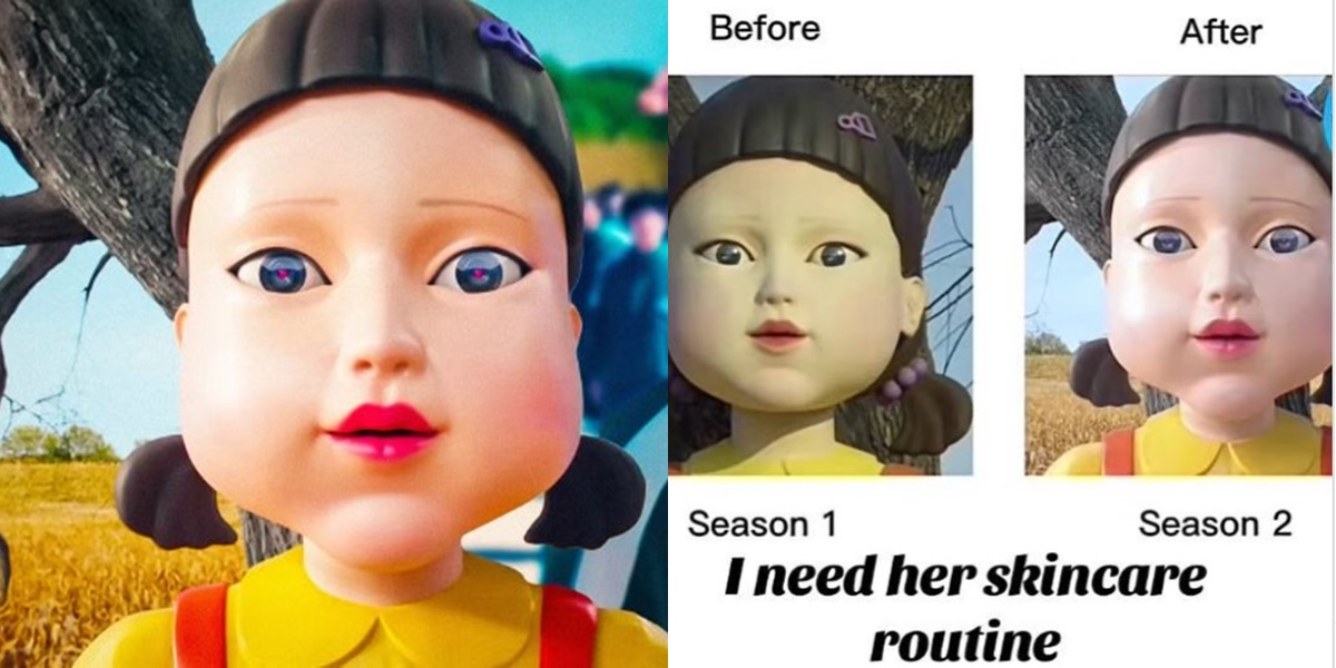 The Changes of Younghee the 'Squid Game' Doll in Season 1 and 2 Like a Finished Makeover, Netizens: Needs Her Skincare