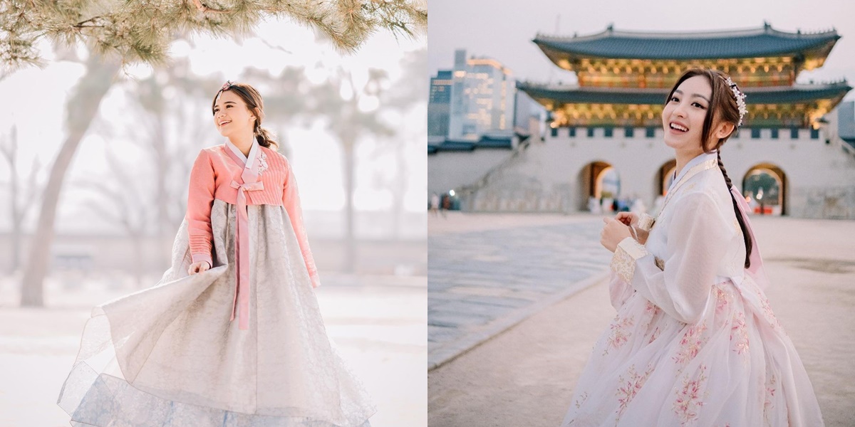 The Charm of a Row of Beautiful Indonesian Celebrities Wearing Hanbok, from Pevita Pearce to Natasha Wilona Perfect for Acting in Korean Dramas