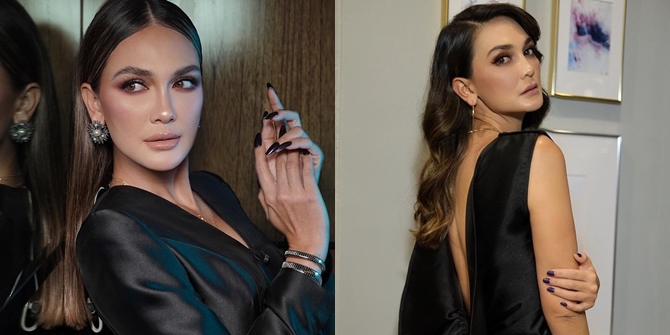 The Charm of Supermodel Shines Brighter, Here's a Series of Photos of Luna Maya Wearing a Black Dress: Elegant, Enchanting, and Always On Point!