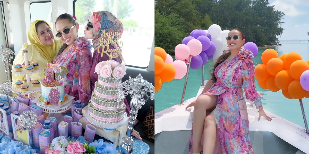 Luxurious Party on a Yacht, 8 Photos of Rumy Rach's Birthday - The Successor of the Queen of Dangdut