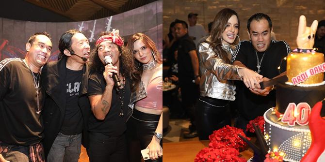 40th Birthday Party of Ardie Bakrie, Nia Ramadhani Surprises Slank