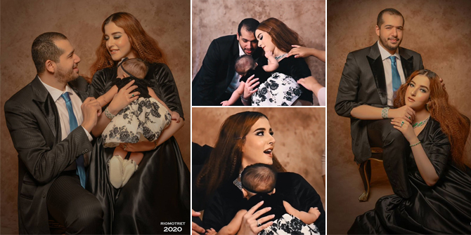 Tasya Farasya and Baby Lily's First Photoshoot, Beautiful with a Vintage Theme - Intimate with Husband