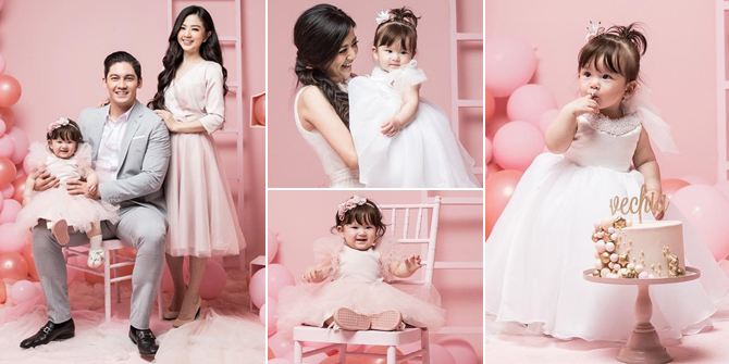 Franda & Samuel Zylgwyn's Children's Birthday Photoshoot, Adorably Pink!