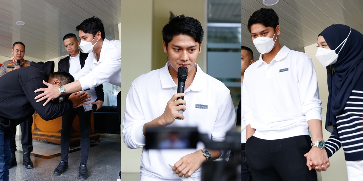 Choose to Forgive Haters, 12 Photos of Rizky Billar Giving Statements at Polda Metro Jaya - Close with Lesti Kejora