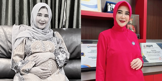 Leading Meetings While Pregnant, 11 Newest Photos of Uut Permatasari Who Will Soon Give Birth to her Second Child - More Glowing and Beautiful