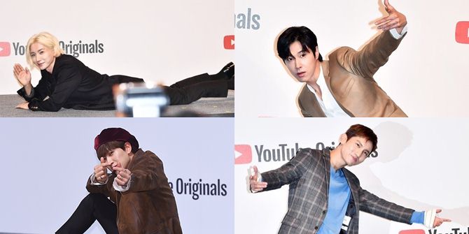 Funny Poses of TVXQ and Super Junior at 'Analog Trip in Indonesia' Press Conference, Making Everyone Laugh