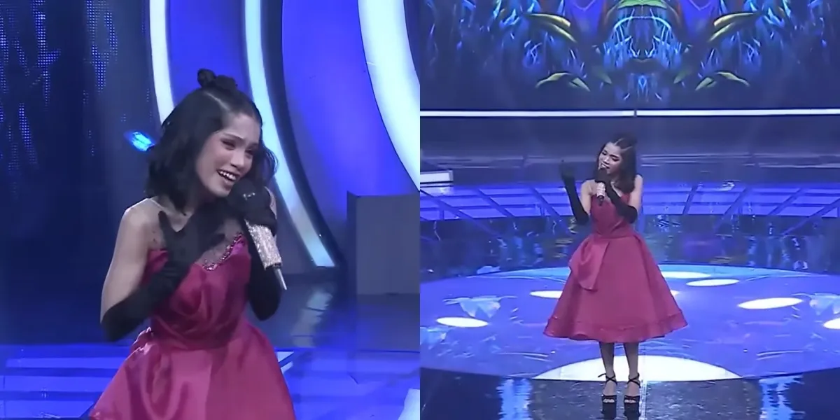 Aina's Portrait That Captured Attention in D'Academy 7 Top 30, Praised by Soimah