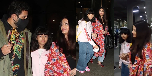 Portrait of Aishwarya Rai Returning from Cannes, Aaradhya Becomes the Center of Attention for Growing Tall