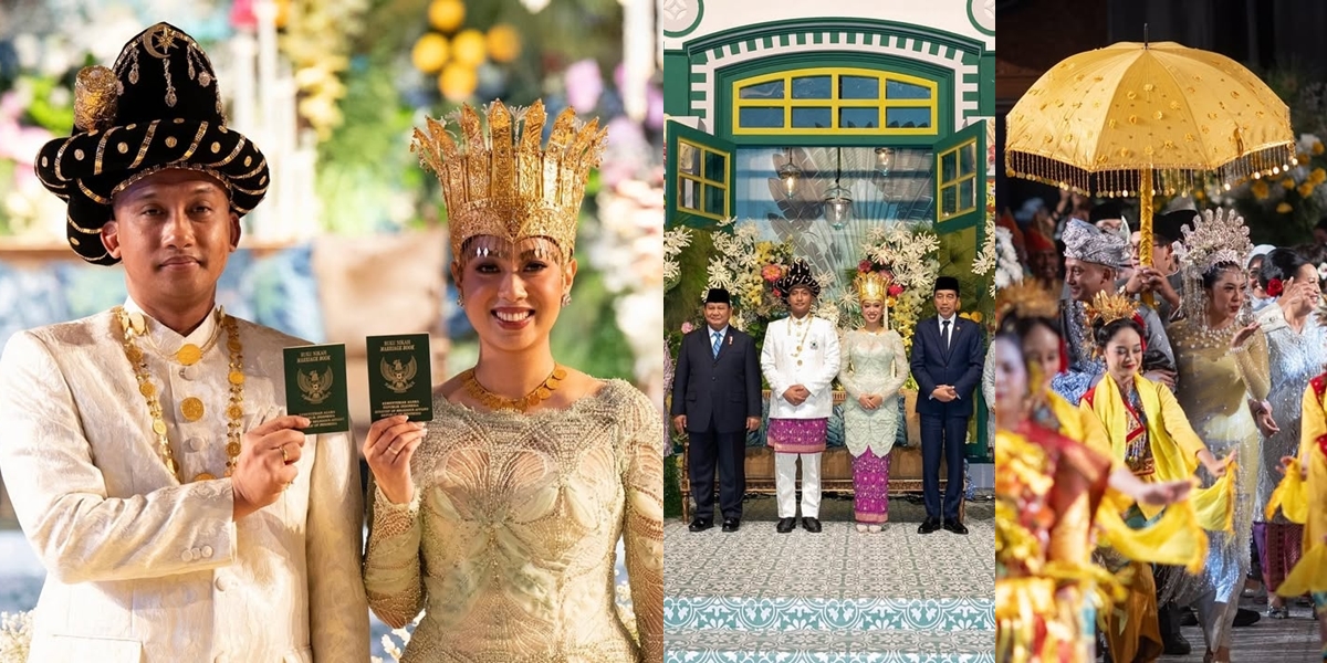 Portrait of the Wedding Ceremony of Sekar Tandjung, Child of Akbar Tanjung, with Jokowi and Prabowo as Witnesses - A Luxurious Celebration in Jakarta