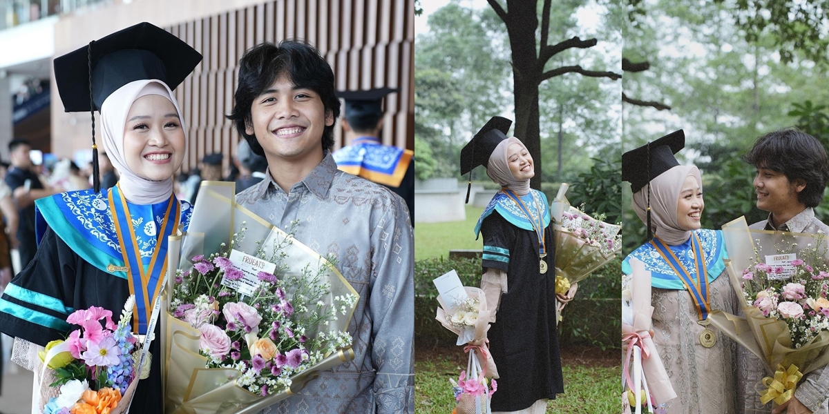 Portrait of Alca Octaviani Graduating with a Master's Degree, Bintang Emon Not Feeling Inferior Despite Her Higher Degree