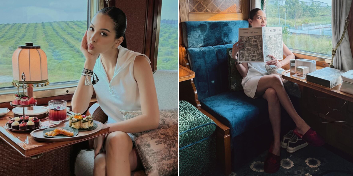 Portrait of Alyssa Daguise Riding the Invitation Train to the Dior Event, Al Ghazali's Comment Makes You Focus