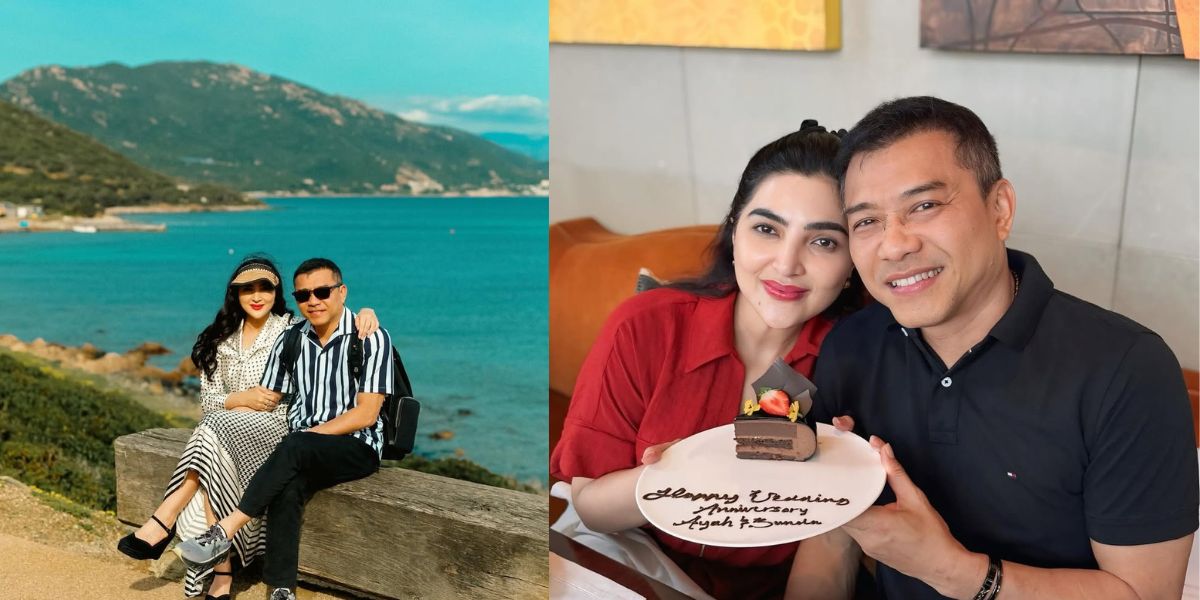 Portrait of Anang Hermansyah and Ashanty Celebrating 13 Years of Marriage