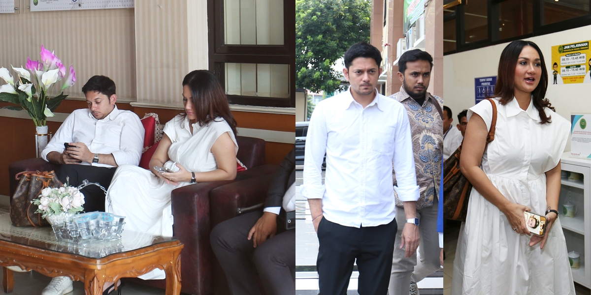 Portrait of Andrew Andika Undergoing Mediation, Tengku Dewi Putri Unable to Hold Back Tears