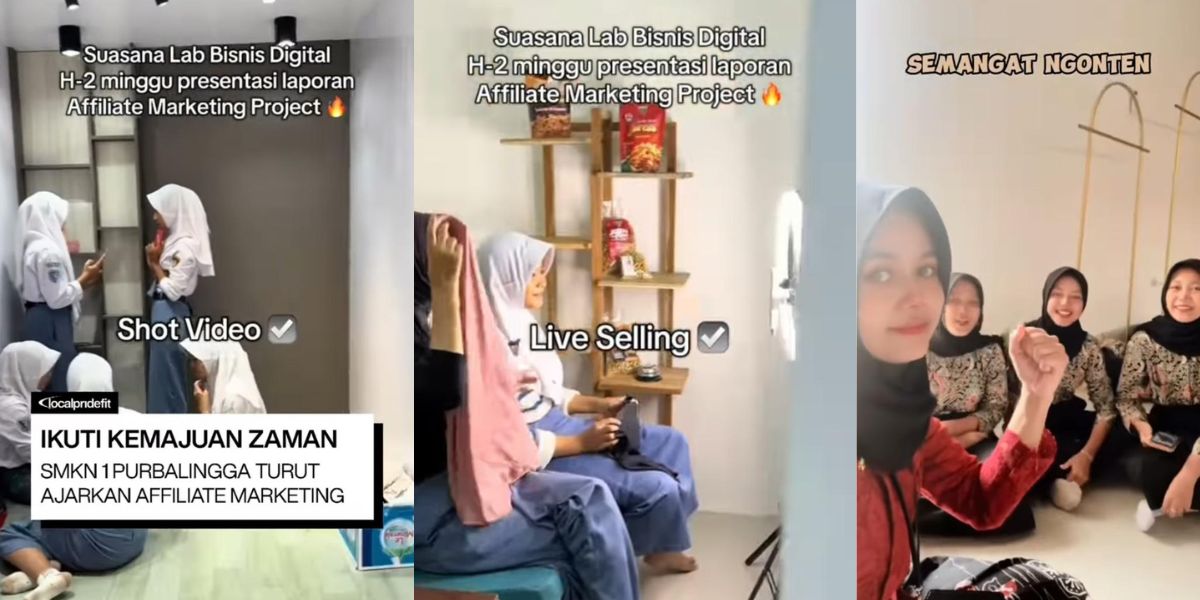 Portrait of SMKN 1 Purbalingga Students' Enthusiasm in Learning Affiliate Marketing, Creating Content, and Earning!