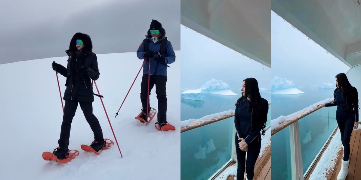 Portrait of Apris Devita, Wife of Guntur Triyoga, on an Unconventional Vacation to Antarctica, Her Wealth Becomes the Spotlight