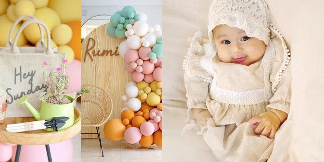 Portrait of Aqiqah Baby Rumi, Dian Pelangi's Child, Beautiful Decoration - Unique Souvenirs