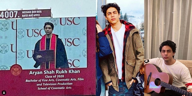 Portrait of Aryan Khan who is becoming more handsome, just graduated ...