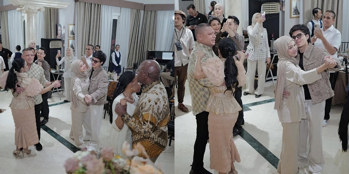 8 Portraits of Atta and Aurel at Raul Lemos' Birthday, Romantic Dance Together