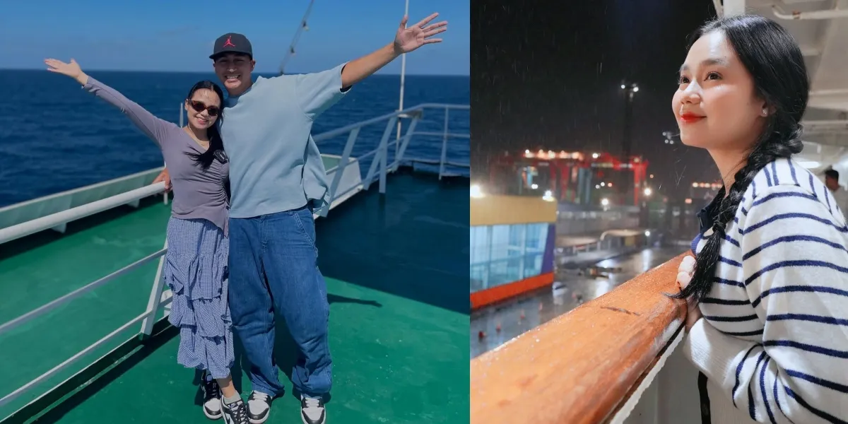 Aulia DA's Portrait: Happy to Ride the Pelni Ship for the First Time, with Help from Arie Kriting