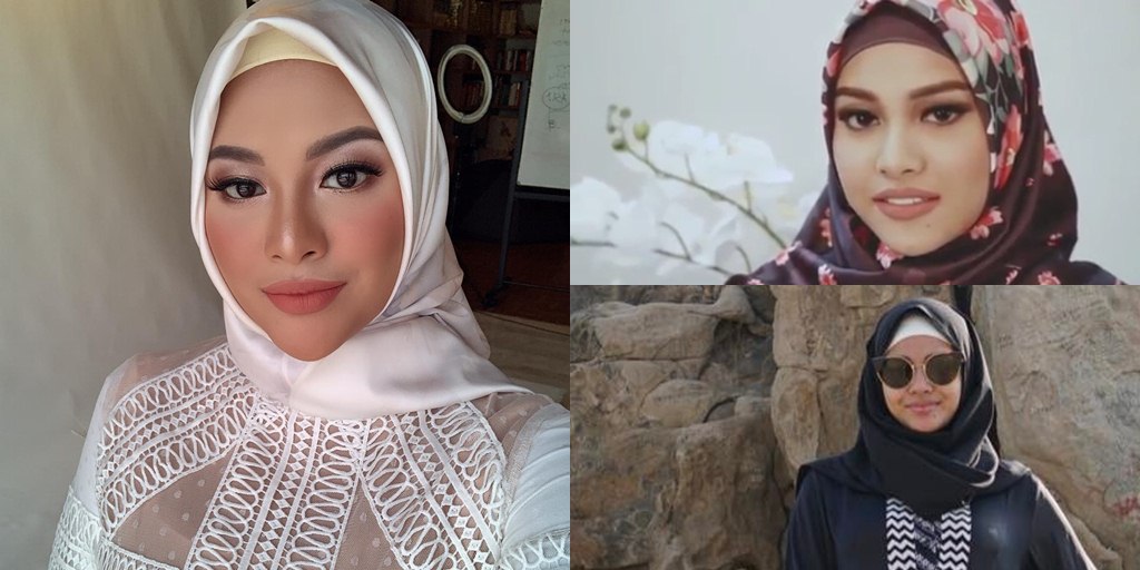 A Series of Aurel's Portraits while Wearing Hijab, Her Beautiful Charisma Brings Serenity