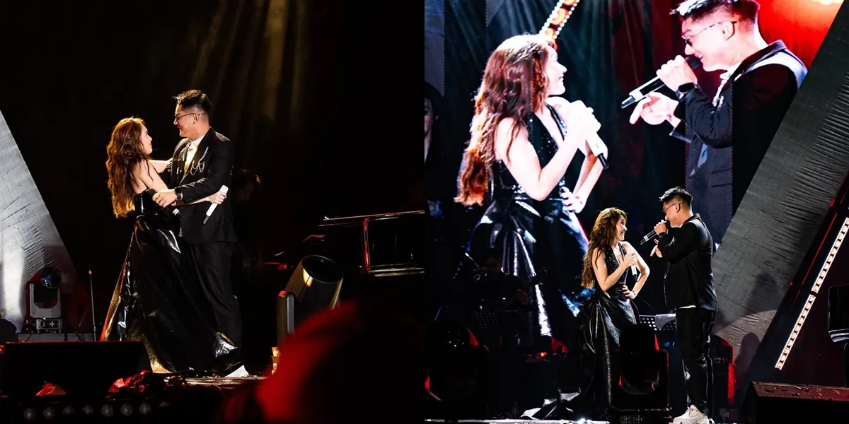 Ayu Ting Ting's Portrait Duet with Boy William, Singing Jennie's Song Until Embraces and Kisses
