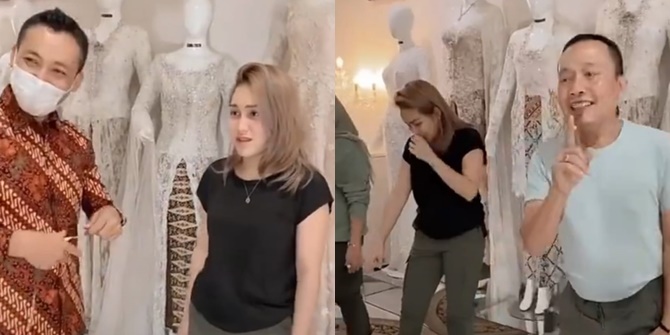 Portrait of Ayu Ting Ting Measuring Clothes Called Bride Candidate, Father Rozak: My Child is Beautiful and Has a Good Body