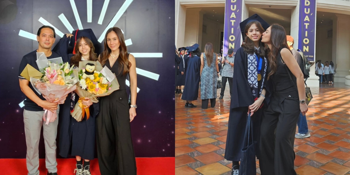 Happy Portrait of London Abigail's Graduation from Junior High, Wulan Guritno and Ex-Husband Support Their Daughter