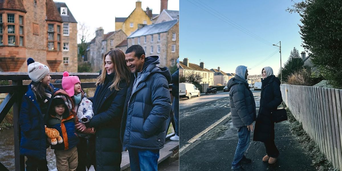 Happy Portrait of Yasmine Wildblood's Vacation in Scotland with Her Husband and Children