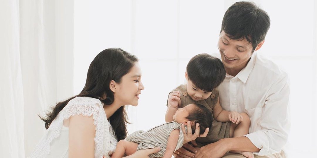 Portrait of the Happy Family of Junior Liem and Putri Titian