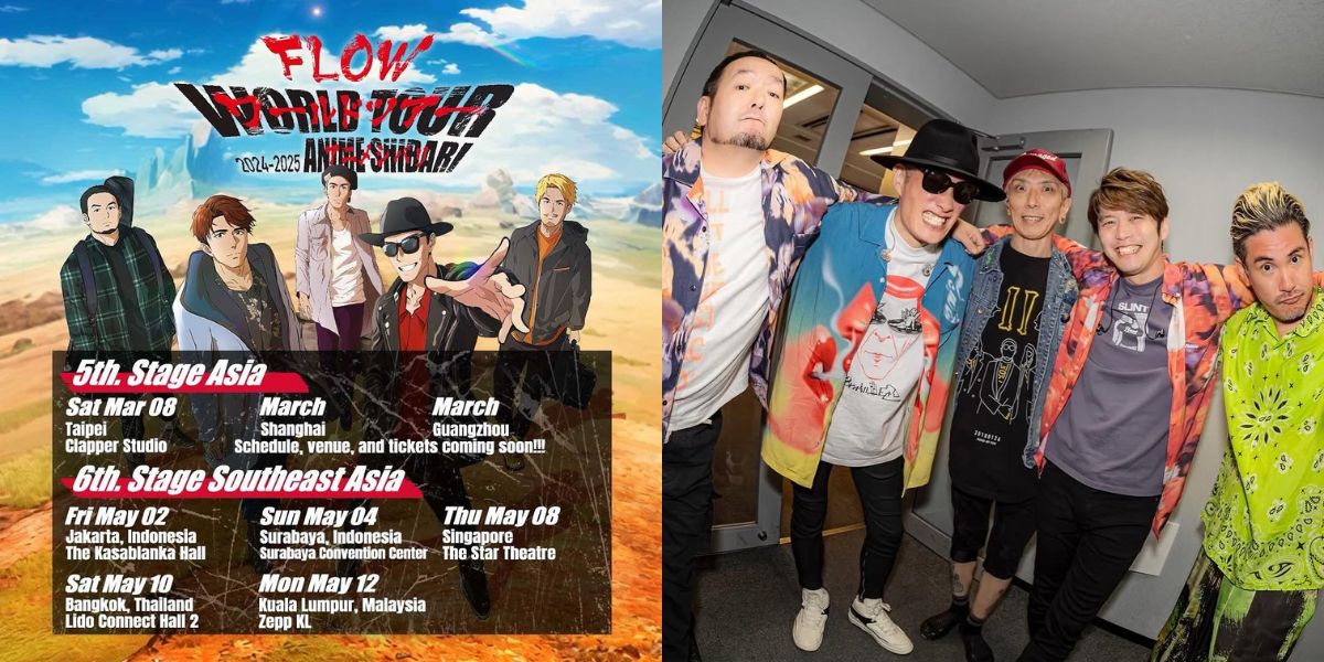 Portrait and Profile of the Band FLOW from Japan Who Will Perform in Jakarta and Surabaya, The King of Anime Soundtracks!