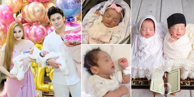 Portrait of Newborn Twin Babies Guntur Triyoga & Apris Devita, Handsome and Beautiful Faces!