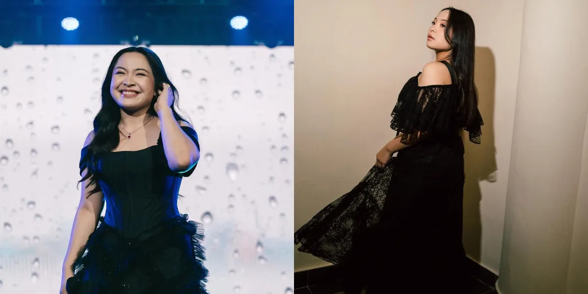 Portrait of Bernadya on Stage, Always Identical with All-Black Outfits