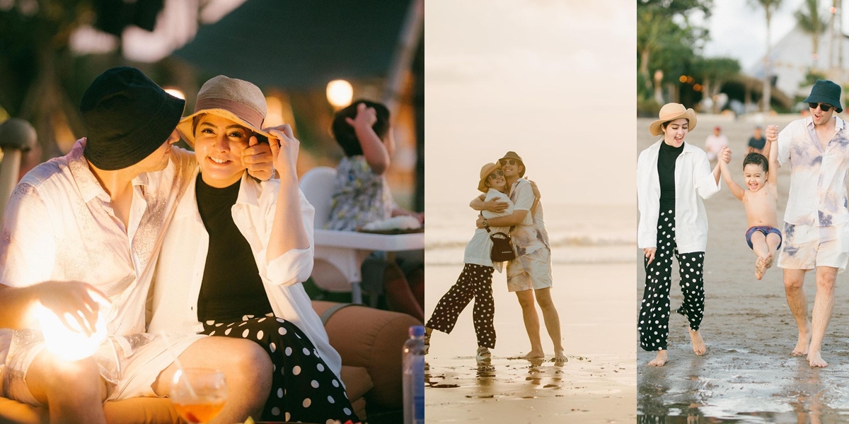 Portrait of Biby Alraen, Rifky Balweel's Wife, Takes Off Her Hijab While on Vacation in Bali, Covering Her Hair with a Hat - Harvesting Praise