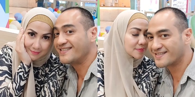 Portrait of Iftar with Venna Melinda and Ferry Irawan that is Super Romantic, They Even Stole a Kiss