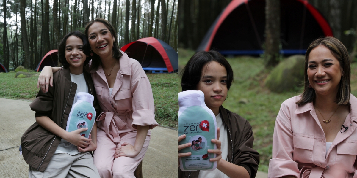 Portrait of Bunga Citra Lestari Introduces Noah Sinclair to Nature for Bonding and Healing