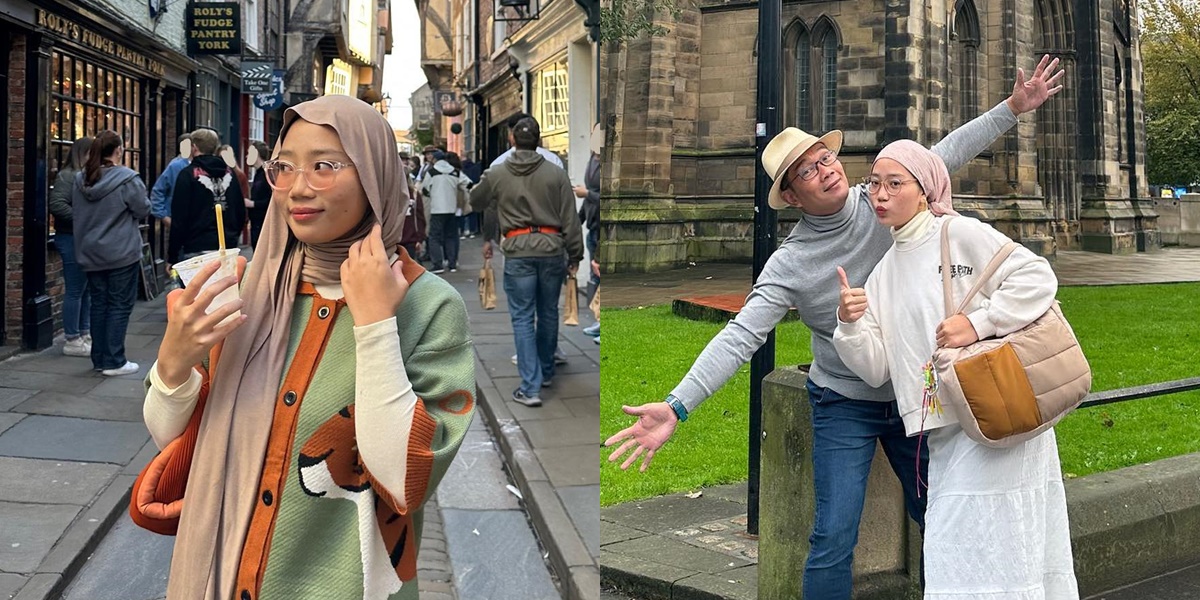 Portrait of Camillia Zara, Ridwan Kamil's Daughter, who is Currently Studying in England, Her Hijab Reveals Her Neck Advised by Netizens