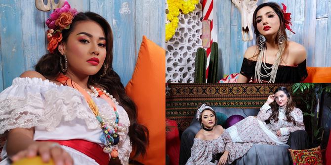 Potret Cantik Ashanty & Aurel Hermansyah Bergaya Wanita 