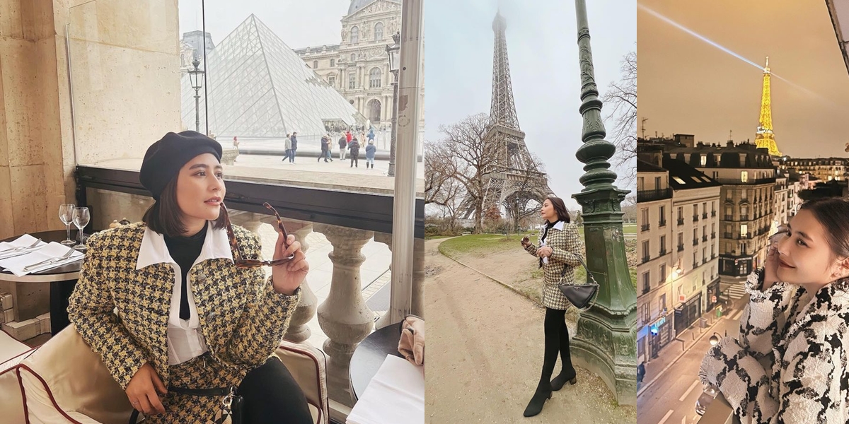 Beautiful Portraits of Prilly Latuconsina While Vacationing in Paris, Stylish Even in the Cold