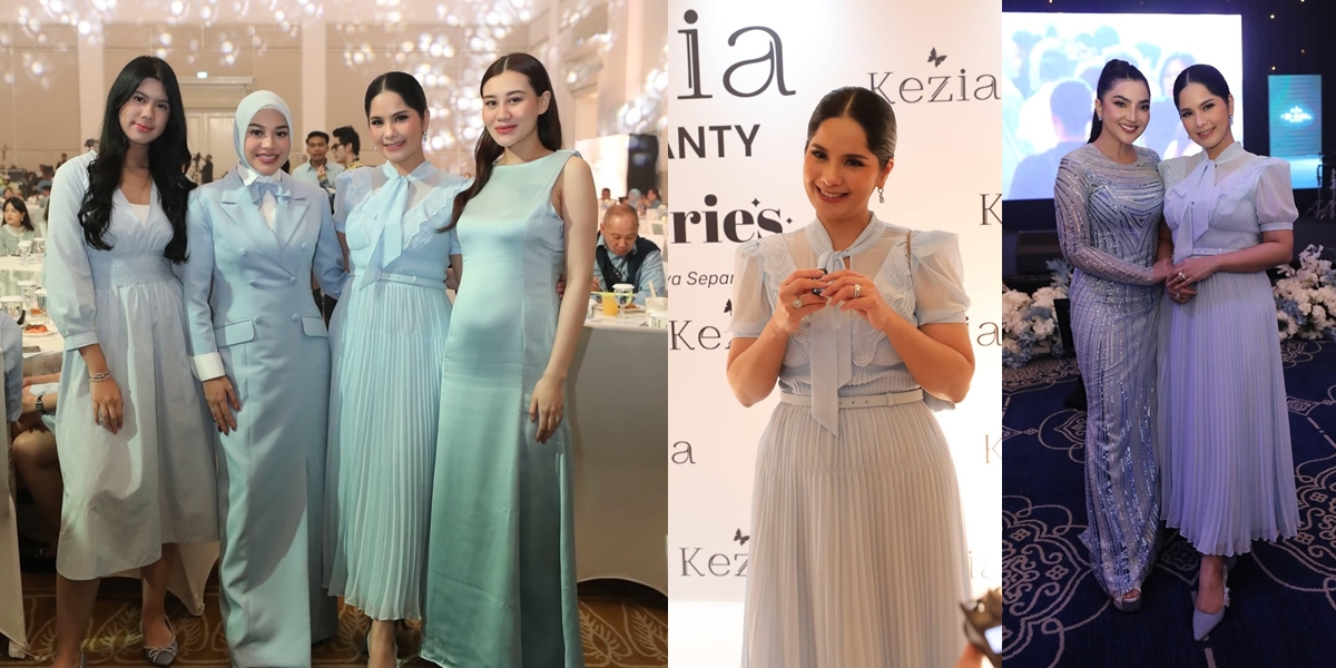 The Beautiful Portrait of Annisa Pohan at Ashanty's Brand Launching Event, Almira Caught Attention