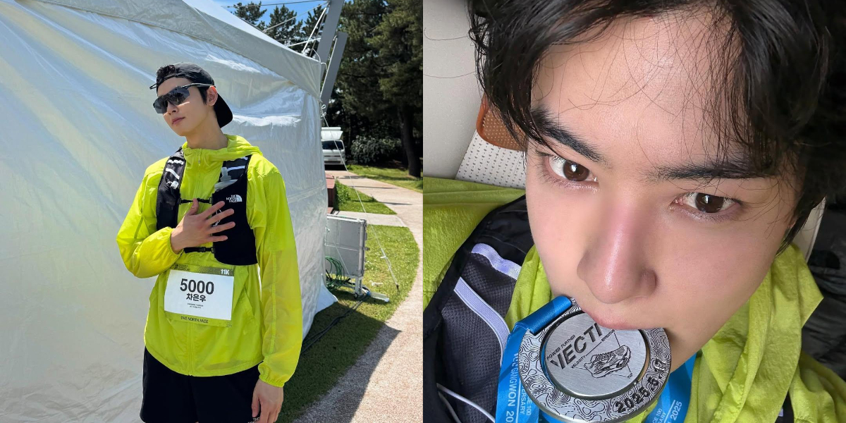 Portrait of Cha Eun Woo Participating in a 11 Km Running Competition, Finishing in 59 Minutes - His Visuals Are Stunning