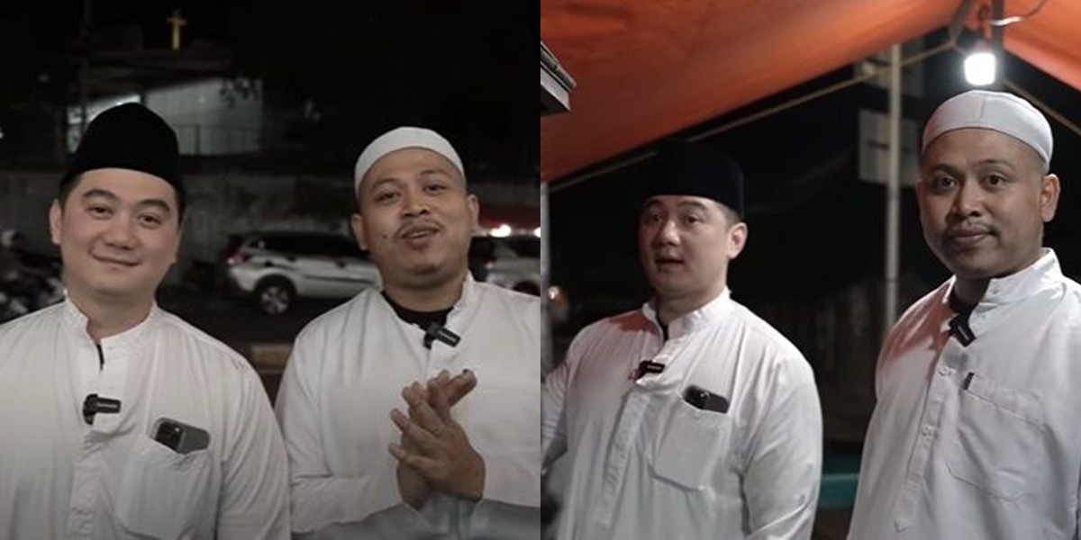 Chef Arnold's Portrait When Wearing a Traditional Robe and Cap While Hunting for Sahur Food, Netizens: When Will He Login?